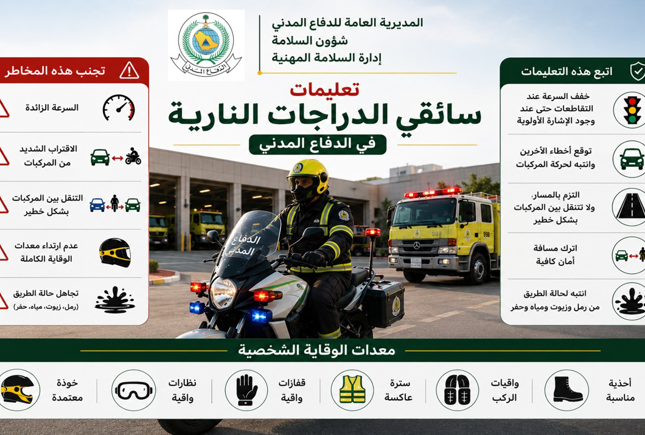 تعلميات سائقي الدراجات